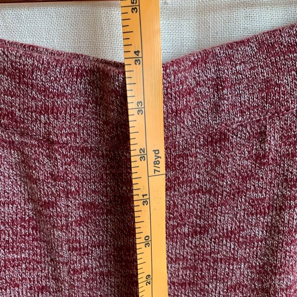 Eva Mendes Ribbed Knit Midi Skirt Womens Size L Soft Stretch Casual Romantic - Picture 13 of 14
